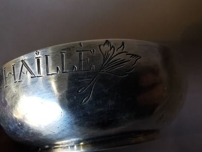 TASTEVIN en argent. PARIS ou DPTS, orfèvre...