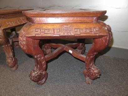 VIETNAM

Paire de tables basses carrées en...