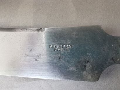 MENAGERE DE TABLE en argent de 205 pièces....