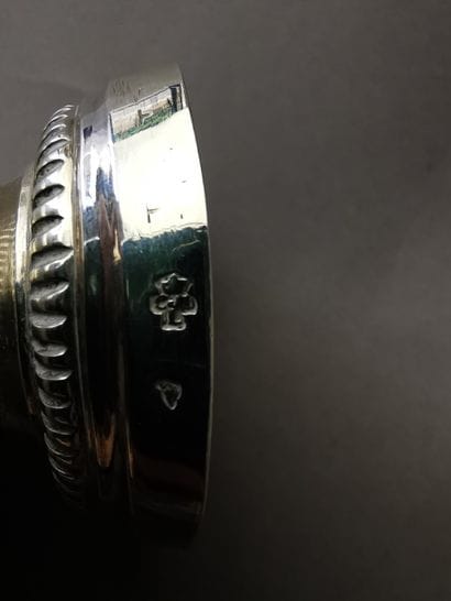 TIMBALE en argent. CHALONS-SUR-MARNE, Claude...