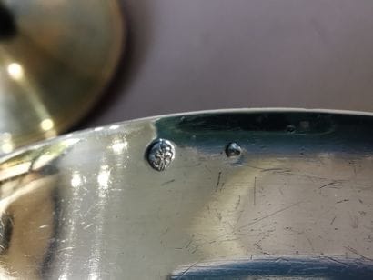 CASSEROLE DE TABLE en argent. PARIS, 1789....