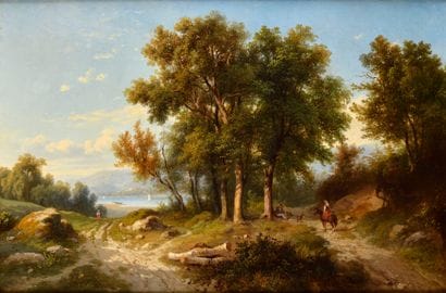 Antoine PONTHUS-CINIER (Lyon, 1812 - 1885)

Paysage...