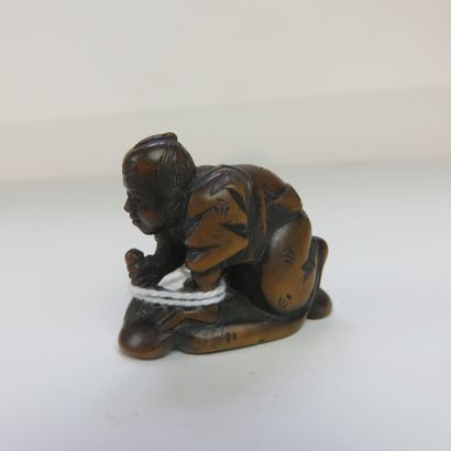JAPON - XIXe siècle

Netsuke en bois, homme...