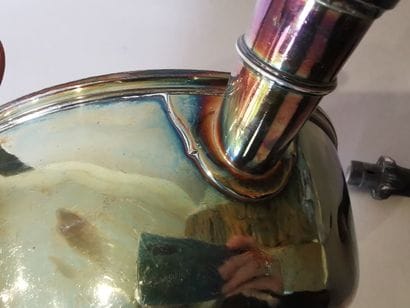 CASSEROLE DE TABLE en argent. PARIS, Marie-Joseph-Gabriel...