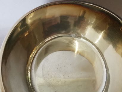 CASSEROLE DE TABLE en argent. PARIS, 1819-1838....