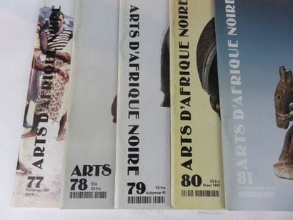 5 catalogues : Art Afrique Noire n° 77, 78,...