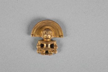Pendentif anthropomorphe représentant un...