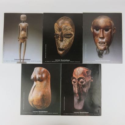 5 catalogues : Art Afrique Noire n° 128,...