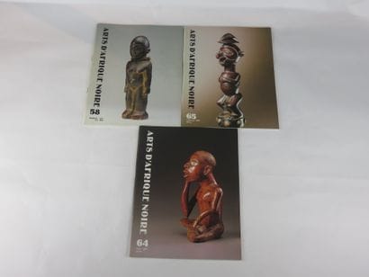 5 catalogues : Art Afrique Noire n° 57, 58,...