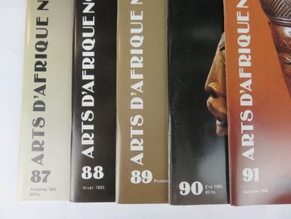 5 catalogues : Art Afrique Noire n° 87, 88,...