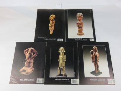 5 catalogues : Art Afrique Noire n° 71, 72,...
