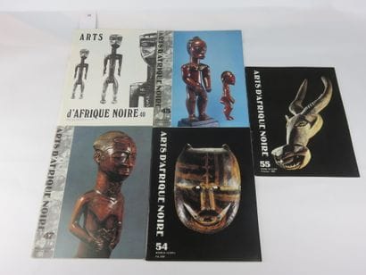 5 catalogues : Art Afrique Noire n° 40, 45,...