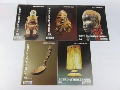5 catalogues : Art Afrique Noire n° 92, 93,...
