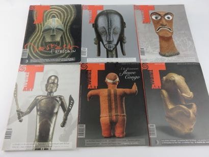 6 catalogues Tribal Art numéro 16, 19, 56,...