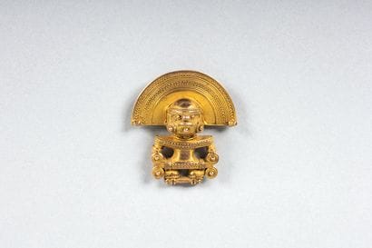 Pendentif anthropomorphe représentant un...