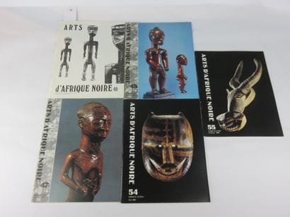 5 catalogues : Art Afrique Noire n° 40, 45,...