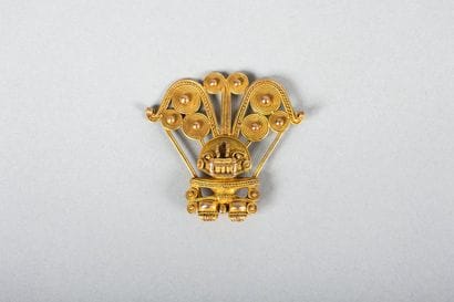 Pendentif anthropomorphe représentant un...