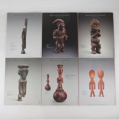 6 catalogues Tribal Art numéro 61, 62, 63,...