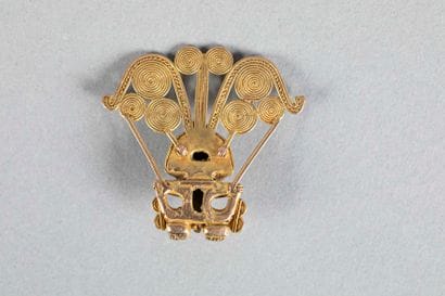 Pendentif anthropomorphe représentant un...