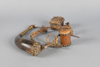 Ceinture de guerrier en cuir ornée d’ ne...