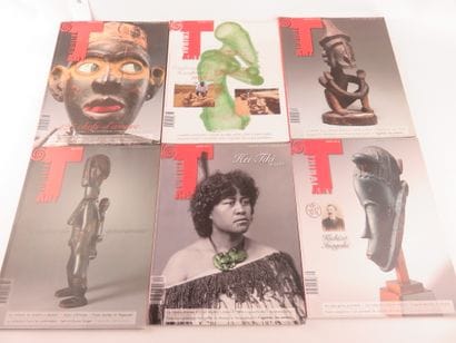 6 catalogues Tribal Art numéro 16, 19, 56,...