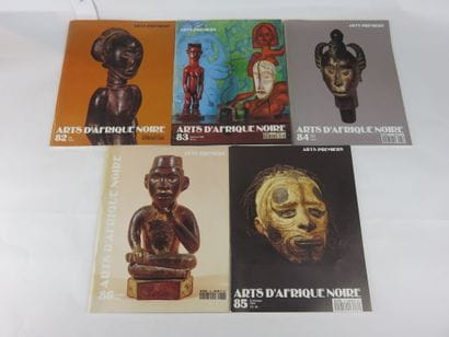 5 catalogues : Art Afrique Noire n° 82, 83,...