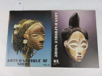 5 catalogues : Art Afrique Noire n° 57, 58,...