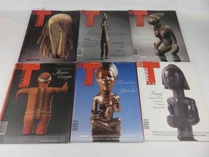 6 catalogues Tribal Art numéro 50, 51, 52,...