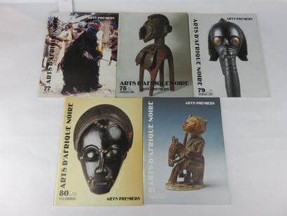 5 catalogues : Art Afrique Noire n° 77, 78,...