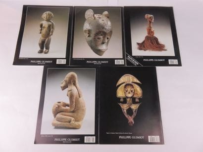 5 catalogues : Art Afrique Noire n° 66, 67,...