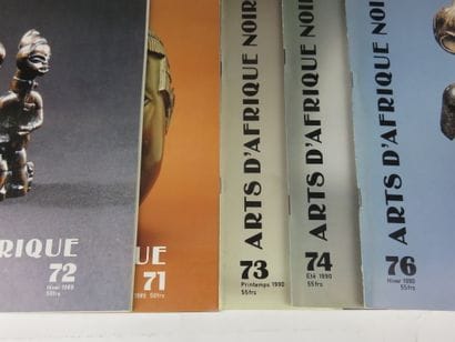 5 catalogues : Art Afrique Noire n° 71, 72,...
