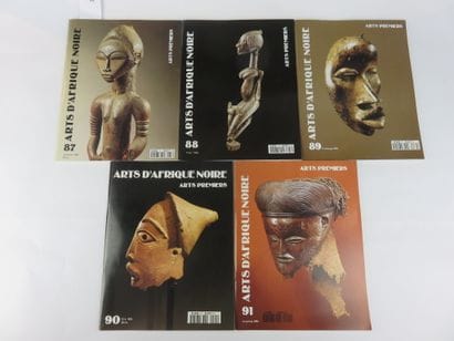 5 catalogues : Art Afrique Noire n° 87, 88,...