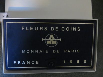 Coins - France - Series FDC 1985 12 coins...
