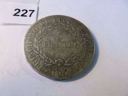 Napoleonic Coinage - Principality of Lucca...