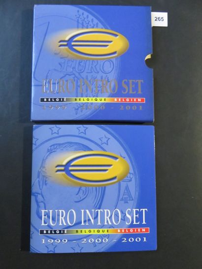 Euro Coins - Belgium - Set of 3 Euro Series...