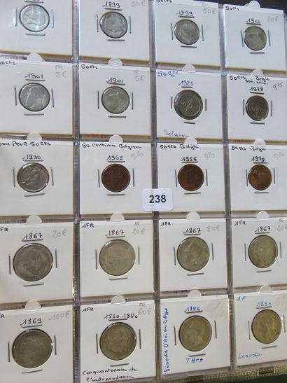 Coins - Belgium - Collection of 425 coins...