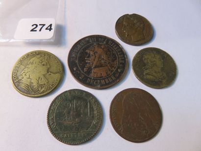 Tokens and Medals - Lot of 6, including 4...