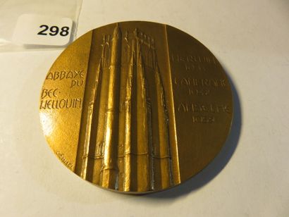 Medal - Abbaye du Bec Hellouin (27), by Claude...