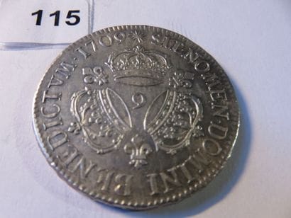 Royal Coinage - Louis XIV - Ecu with three...