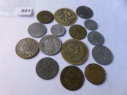 Necessity Coins and Tokens - Lot of 15, including...