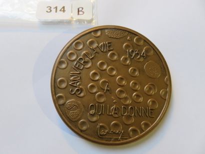 Medal - Professor M.P. Leroux - Save the...