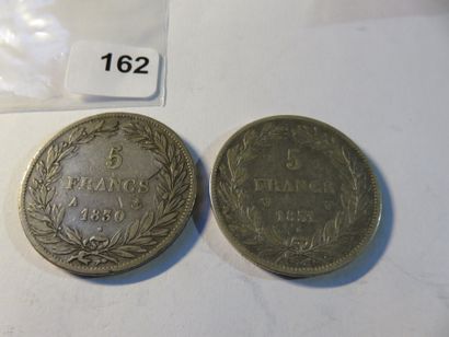 Coins - France - Collection of 2 x 5 Francs...