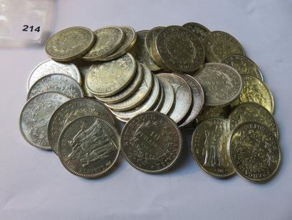 Silver Coins - France - Lot of 35 silver...