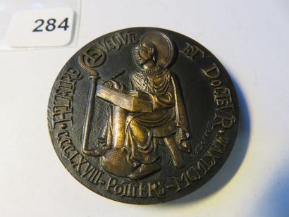 Medal - Bishop Hilaire de Poitiers (368 -...