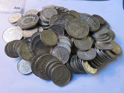 Silver Coins - France - Lot of 128 silver...