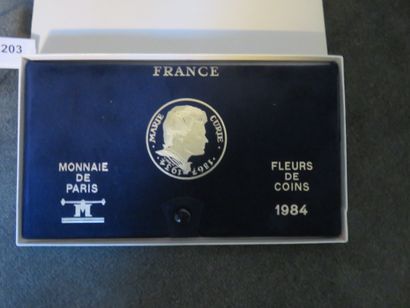 Coins - France - Series FDC 1984 12 coins...