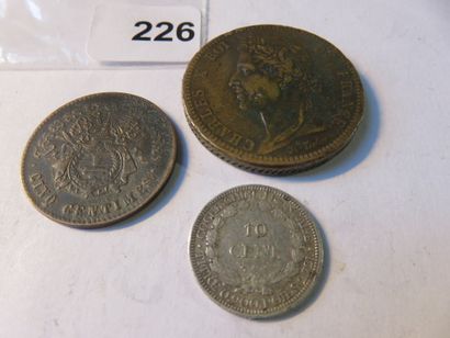 Colonial Coins - Lot of 3, French Colonies...