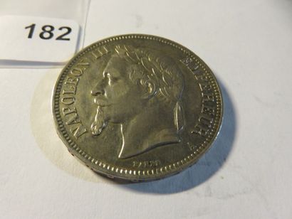 Currency - France - 5 Francs Napoleon III,...