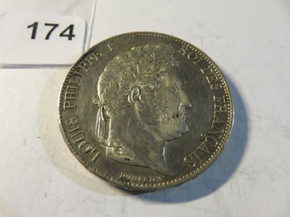 Currency - France - 5 Francs Louis-Philippe,...