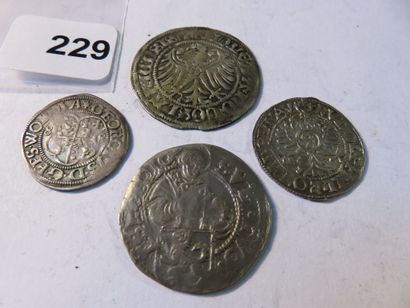Coins - German States - Lot of 4 coins, City...